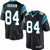 Nike Men & Women & Youth Panthers #84 Dickson Black Team Color Game Jersey,baseball caps,new era cap wholesale,wholesale hats